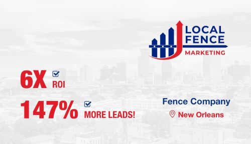 Fence Company New Orleans, LA- 6X ROI and 147% More Leads!